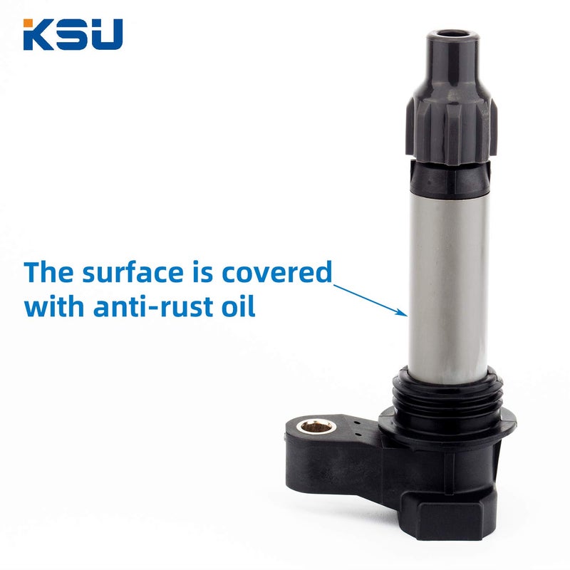 KSU Ignition Coil Pack Compatible With Buick Enclave Cadillac SRX STS ATS CTS Chevy Malibu Impala Traverse Pontiac Saab Saturn Camaro Outlook Suzuki GN10494 D515C UF569 C1555 V6 3.6 2.8 3.0 (6 PCS) - Image 2